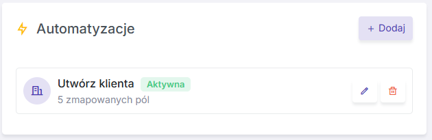 Automatyzacja CRM - tworzenie klienta z odpowiedzi ankiety
